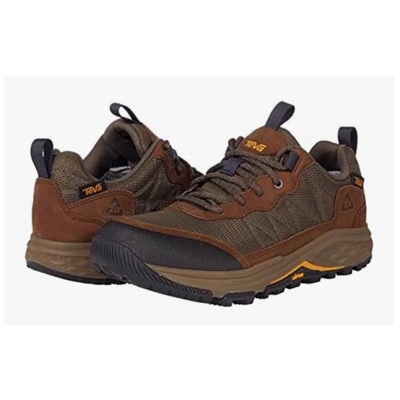 Teva Rapid Proof Mens Ridgeview Bison Low Hiking Vibram Trail Boots Size 10 main image 5